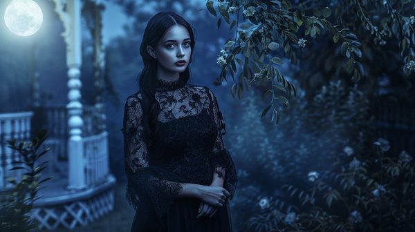 Elegant gothic charm: the ultimate wednesday addams prom dress