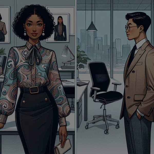 What's the Best Approach to Styling a Paisley Print Blouse in a Corporate Environment?