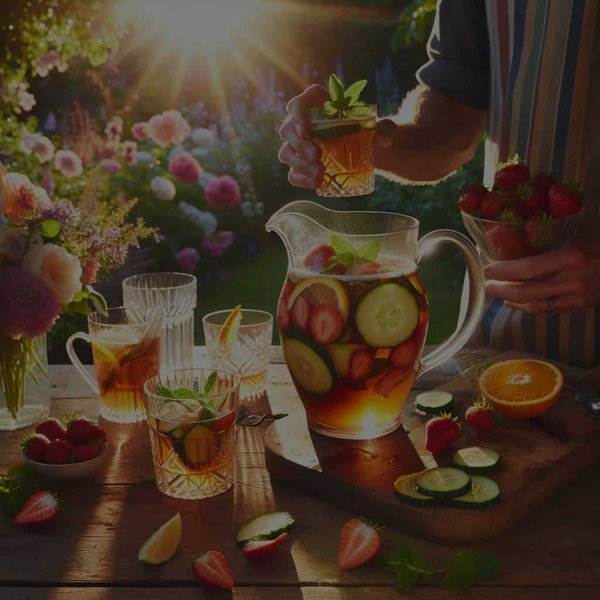 How to Create the Perfect British Pimm's Cup for a Summer Garden Party?